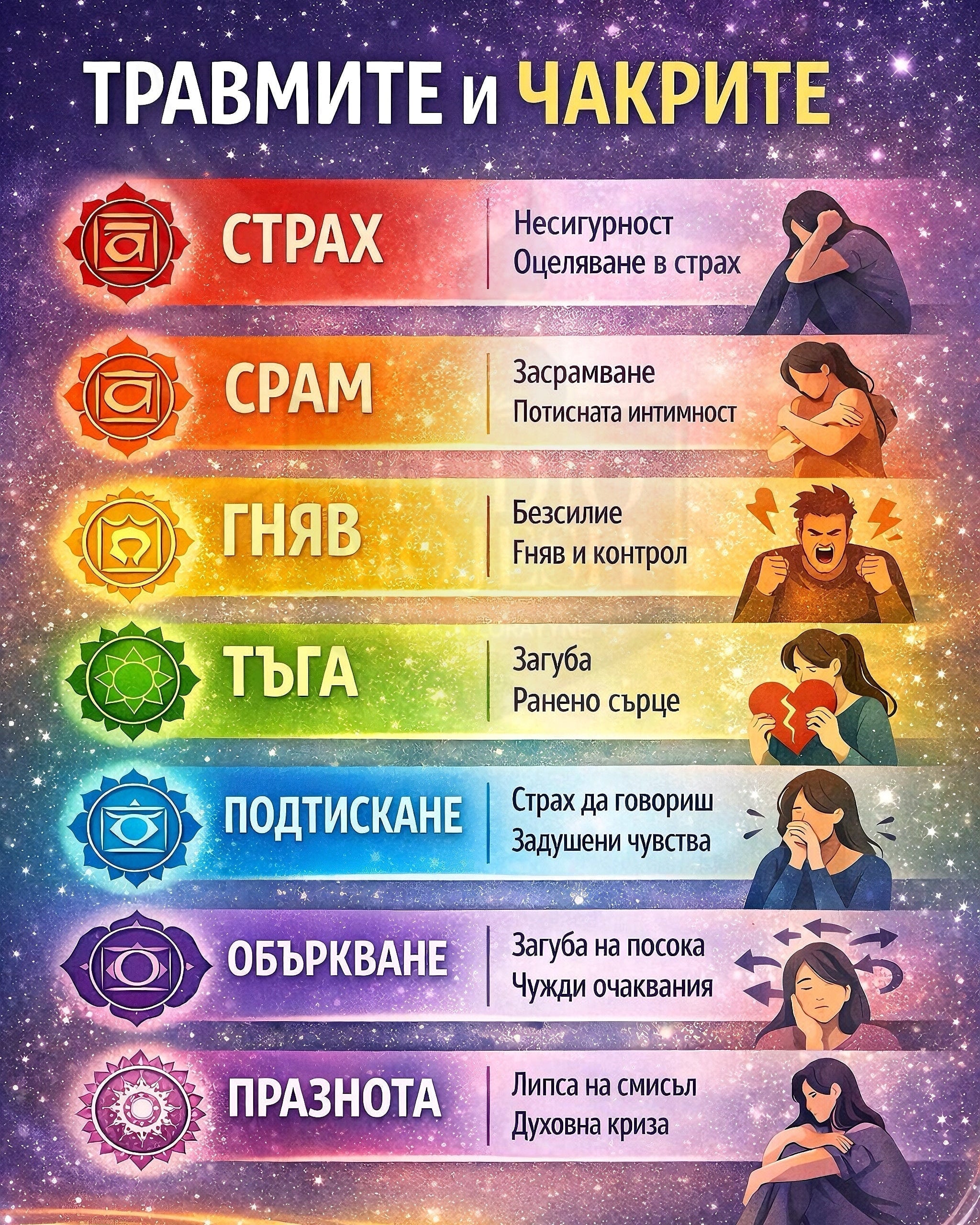 Трета чакра, гняв и вина: вътрешната сила  която може да се обърне срещу нас